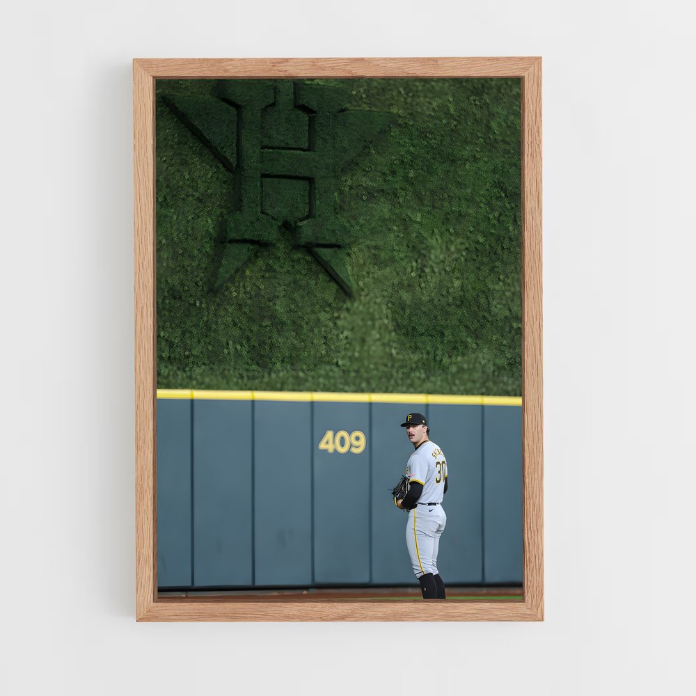 Poster Paul de skenes – affiche Baseball (vue 4)